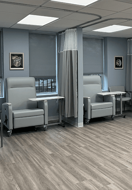 Recliner Chairs for pre procedure comfort and post procedure recovery